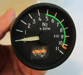 Consolidated 6883620-1 Overhauled 2015 Indicator Rpm N2 Model Dsn 1591-2 P/n