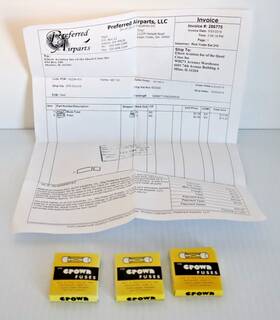 Agc7 Crown Fuses Amp Fuse - Lot Of 15 New