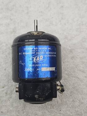 Eastern Air Devices J36c-1 Dc Permanent Magnet Generator Vintage