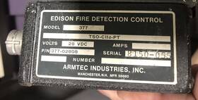 9912036-8 Edison 377-02808 P/n Alt Fire Detection Control 9912036-8 Edison 377-02808 P/n Alt Fire Detection Control