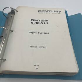 68s54 Edo Corp Century Ii/iib/iii Flight Systems Maintenance Manual 2 2b 3 68s54 Edo Corp Century Ii/iib/iii Flight Systems Maintenance Manual 2 2b 3