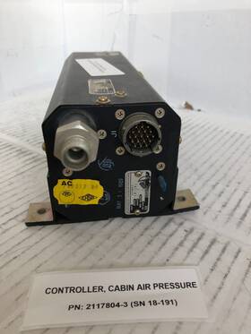 2117804-3 Electronic Sys Div Pn Controller Cabin Air Pressure Sn 18-191 2117804-3 Electronic Sys Div Pn Controller Cabin Air Pressure Sn 18-191