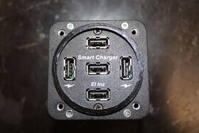10-05911 Electronics International Usb-6a 6 Amp Aircraft Usb Smart Charger P/n 10-05911 Electronics International Usb-6a 6 Amp Aircraft Usb Smart Charger P/n