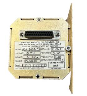 5007-05 Eventide Avionics Weather Display Adapter Wda