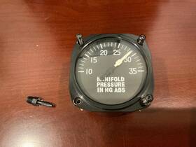 Mp1035-3 Falcon Manifold Pressure Indicator 10-35 Inch Hg 3-1/8. New Mint Mp1035-3 Falcon Manifold Pressure Indicator 10-35 Inch Hg 3-1/8. New Mint
