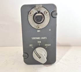 A42723-419 Fokker Aircraft Side Panel Light Switch Assembly