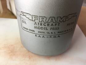 Fram Pb55 Aircraft Oil Filter Nos