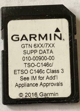 010-00900-20 Garmin Gtn 6xx/ 7xx Supplemental Data Card Aviation Databases