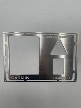 115-01010-00 Garmin Gdu 620 Template P/n 10 In L X 6 3/4 H
