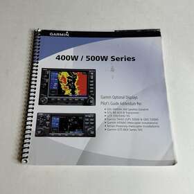 190-00356-30 Garmin 400w / 500w Waas Gps Series Pilots Guide Revision J