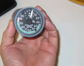 8dj81lwm2 General Electric Indicator Electrical Tachometer