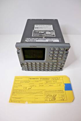 Gns-500a Global Navigation 11600-24 Crt / Cdu Function Tested With Faa 8130 Tag Gns-500a Global Navigation 11600-24 Crt / Cdu Function Tested With Faa 8130 Tag