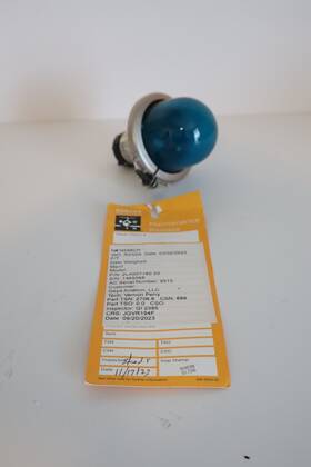 2la007182-22 Goodrich Navigation Light Green Removed Working With Yellow Tag