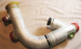 1159ac40023-201 Gulfstream Iv Duct Assembly P/n With 8130 Repaired