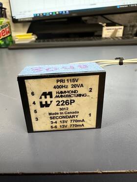 226p Hammond Manufacturing Power Transformer P/n