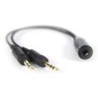 Heli2ga-adpt Rugged Radios Helicopter Headset To Ga Dual Plugs General Aviation Heli2ga-adpt Rugged Radios Helicopter Headset To Ga Dual Plugs General Aviation
