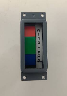 Hickok Electric Instrument 820-685 Wing Temperature Indicator Assembly - Aviation Gauge