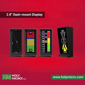 Hmddm28-01 Holy Micro Llc Absolute Aoa 2.8 Inch Dash-mount Display