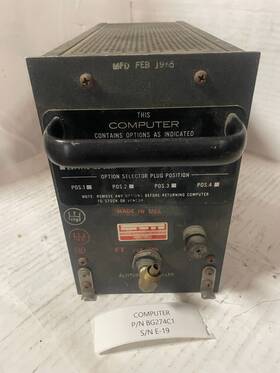 Bg274c1 Honeywell Pn Computer Sn E-19 Bg274c1 Honeywell Pn Computer Sn E-19