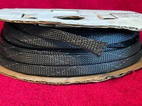 Xpf-1 Ico Rally Xpf-1/2 Inch Black Polyester Flame Retardant Expandable Sleeving Partial