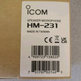 Icom Hm-231 Speaker Microphone For Ic-a25