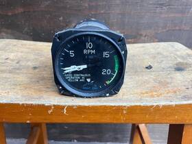 C668016-0108rx Instruments Inc Cessna 421c Tachometer C668016-0108rx Instruments Inc Cessna 421c Tachometer