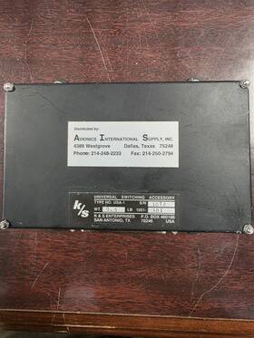 1001-101 International Avionics Supply Inc. Switching Unit