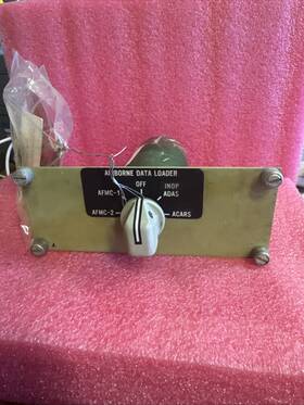 24182-2 Janco Vintage Aircraft Data Loader Control Panel Untested-as Is Yb1