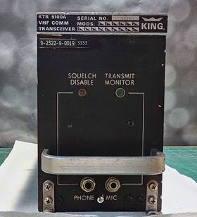 064-1005-02 King Vintage Ktr 9100a Vhf Comm Transceiver Pn Mods Marked