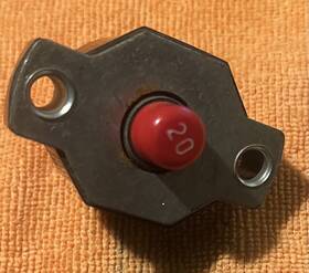 Cdm-20 Klixon Commercial Thermal Circuit Breaker 20 Amp Cdm-20 Klixon Commercial Thermal Circuit Breaker 20 Amp