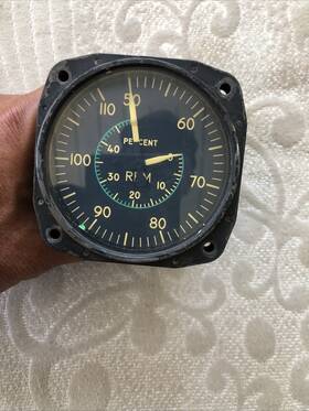 1461bu-8-03 Kollsman Aircraft Rpm Tachometer Indicator Instrument Type E-32 1461bu-8-03 Kollsman Aircraft Rpm Tachometer Indicator Instrument Type E-32