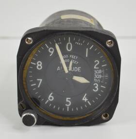 671bk-010d Kollsman Altimeter Type C-12 50 000 Ft Us Army Air Force Wwii B-17 P-17 P-51