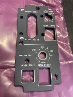 Korry Electronics 1201921-003 Panel Pn