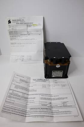 50137-002m Lear Siegler Power Relay Repaired With Faa 8130-3 Form 50137-002m Lear Siegler Power Relay Repaired With Faa 8130-3 Form