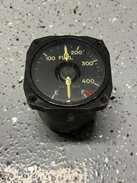 Ea150an-12a Liquidometer Corporation Vtg Military Dual Fuel Quantity Indicator Instrument Ea150an-12a Liquidometer Corporation Vtg Military Dual Fuel Quantity Indicator Instrument