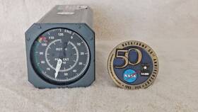 1638-2 Malwin Vtg Collectible Triple Tach Helicopter Rotor Rpm Indicator Nasa 1638-2 Malwin Vtg Collectible Triple Tach Helicopter Rotor Rpm Indicator Nasa