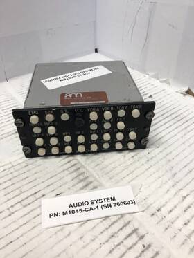 M1045-ca-1 Mann Avionics Ltd Pn Audio System Sn 760603