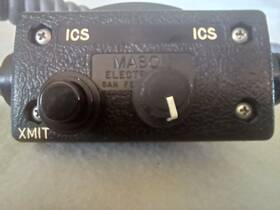 Ce394bx Mason Electronics Black Helicopter Pilot And Crew Intercom Switch Cable Assy