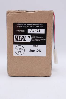 Bp-1020 Merl Inc Elt Battery Pack/2 Year For Use With D And M 6.0 8.0 Elts