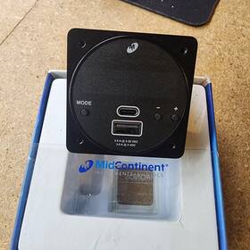 6420093-5 Mid-continent Inst. Ch93max Usb-a/c Chronos Digital Clock Usb Charger 28v
