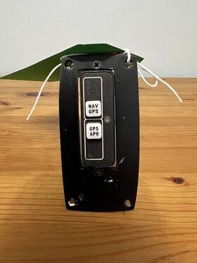 Md41-1534 Mid-continent Gps Annunciator Control P/n 14v Servicable As Removed