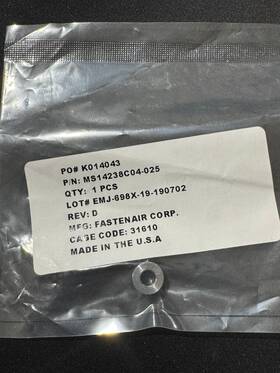 Ms14238c05-025 Military Standards Ms14238c04-025 Bushing Sleeve Flanged P