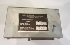 Msi Avionics 97-10240-001 Remote Switch Unit Rs-24 P/n Used Ar 24-pole