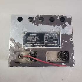 Narco V-12 P-3 Vintage Avionics Vacuum Tube Power Unit Model V12 12v Vibrator Type