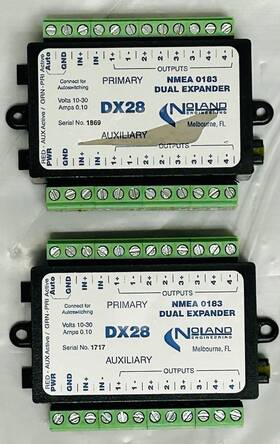 0183 Noland Dx28 Lot Of 2 Dual Nmea Expanders