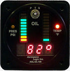 Ol-100-t Ot-100-t Aerospace Logic Digital Oil Pressure And Temperature Gauge Tso