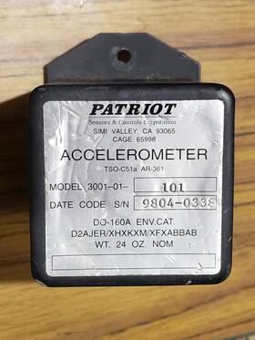 3001-01-101 Patriot Accelerometer 3001-01-101 Patriot Accelerometer