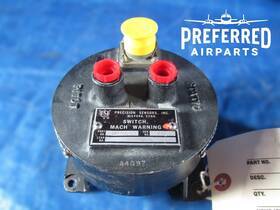 Precision Sensors 6600186-3 Used Lear Mach Warning Switch P/n Dra76c-13 2312