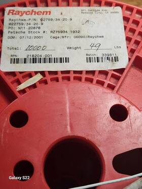 34-20-9 Raychem 22759/34-20-9 100 Ft Mil Spec 20 Awg Tinned Copper Free Us Ship 34-20-9 Raychem 22759/34-20-9 100 Ft Mil Spec 20 Awg Tinned Copper Free Us Ship