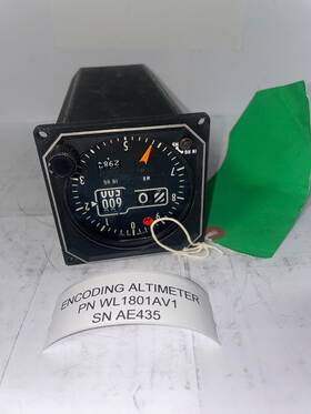 1801av1 Smiths Encoding Altimeter P/n S/n Ae435 1801av1 Smiths Encoding Altimeter P/n S/n Ae435